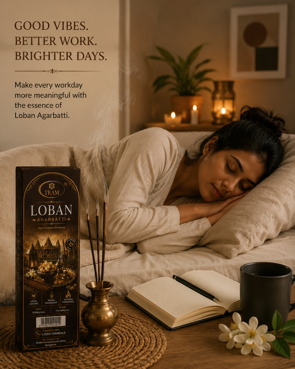 Pack of 4 Loban Agarbatti