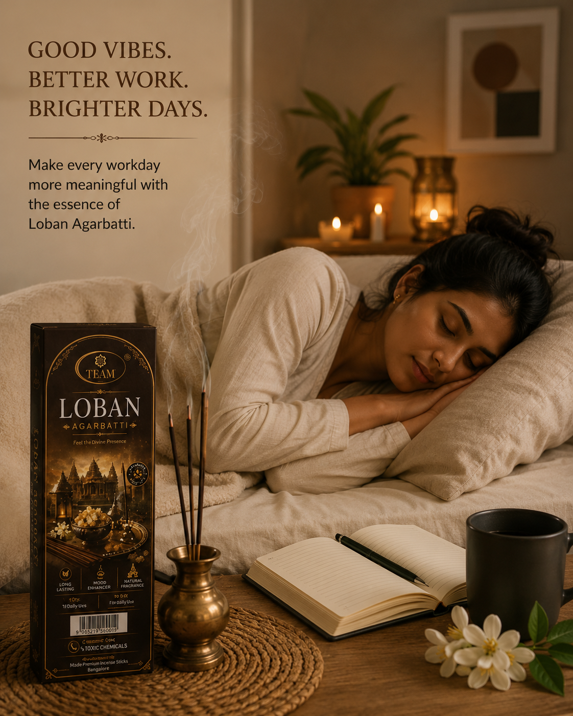 Pack of 4 Loban Agarbatti