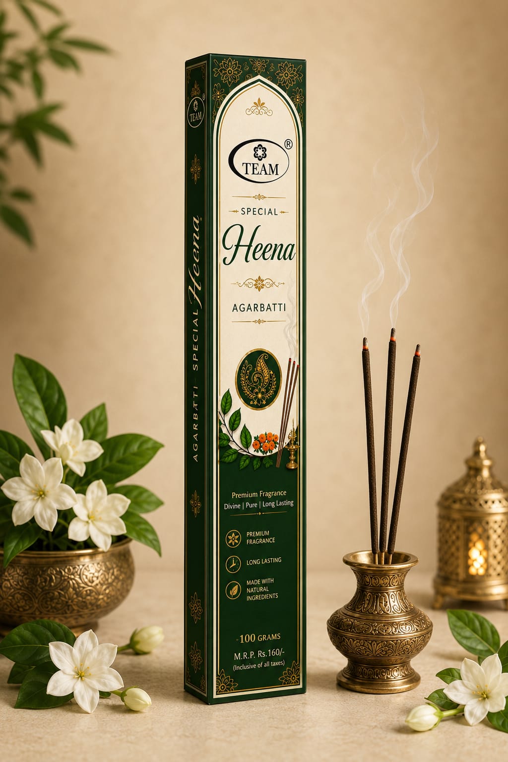 Pack of 4 Special Heena Agarbatti