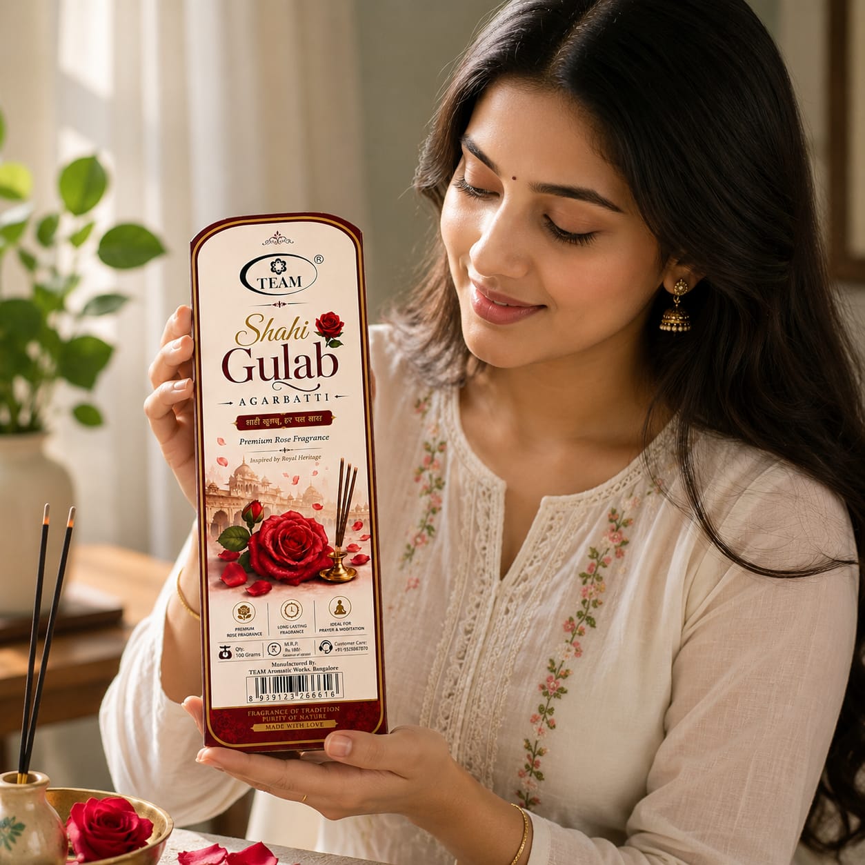 Pack of 4 Shahi gulab agarbati