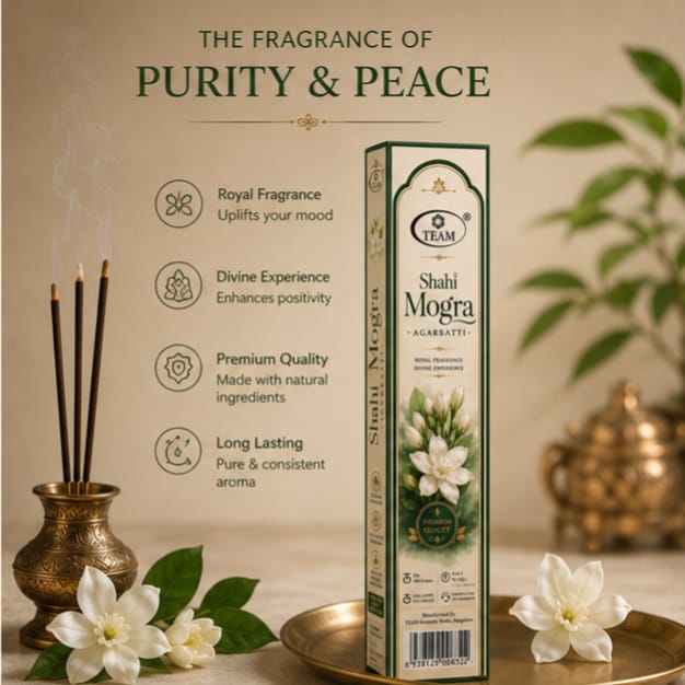 Pack of 4 Shahi Mogra Agarbatti