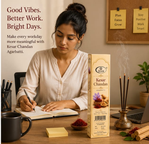 Pack of 4 Kesar Chandan Agarbatti