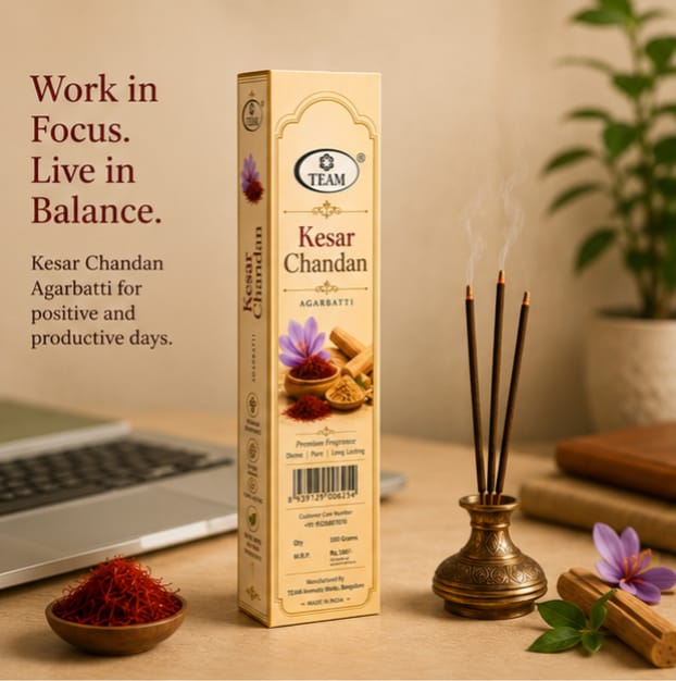Pack of 4 Kesar Chandan Agarbatti