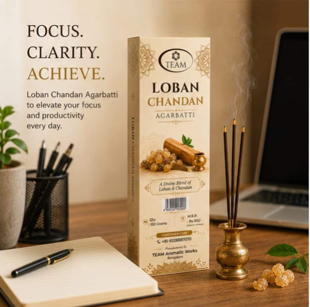 Pack of 4 Loban Chandan Agarbatti
