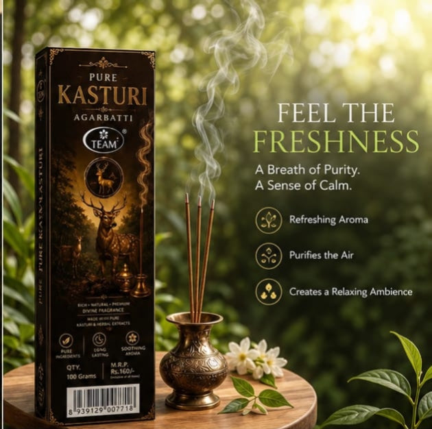 Pack of 4 Pure Kasturi Agarbatti