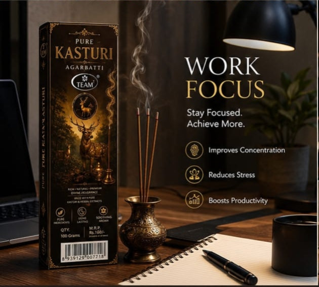 Pack of 4 Pure Kasturi Agarbatti