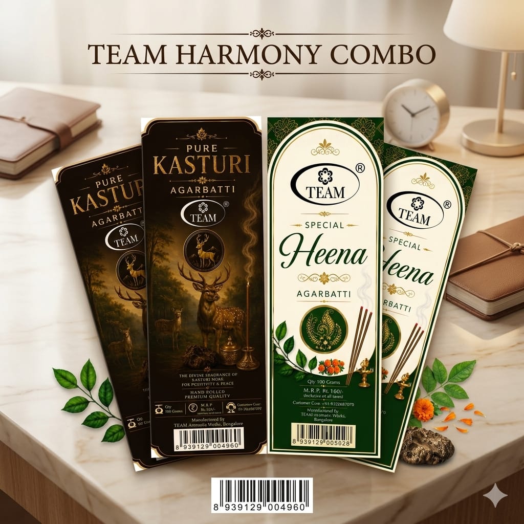 Two Pure Kasturi + Two Special Heena