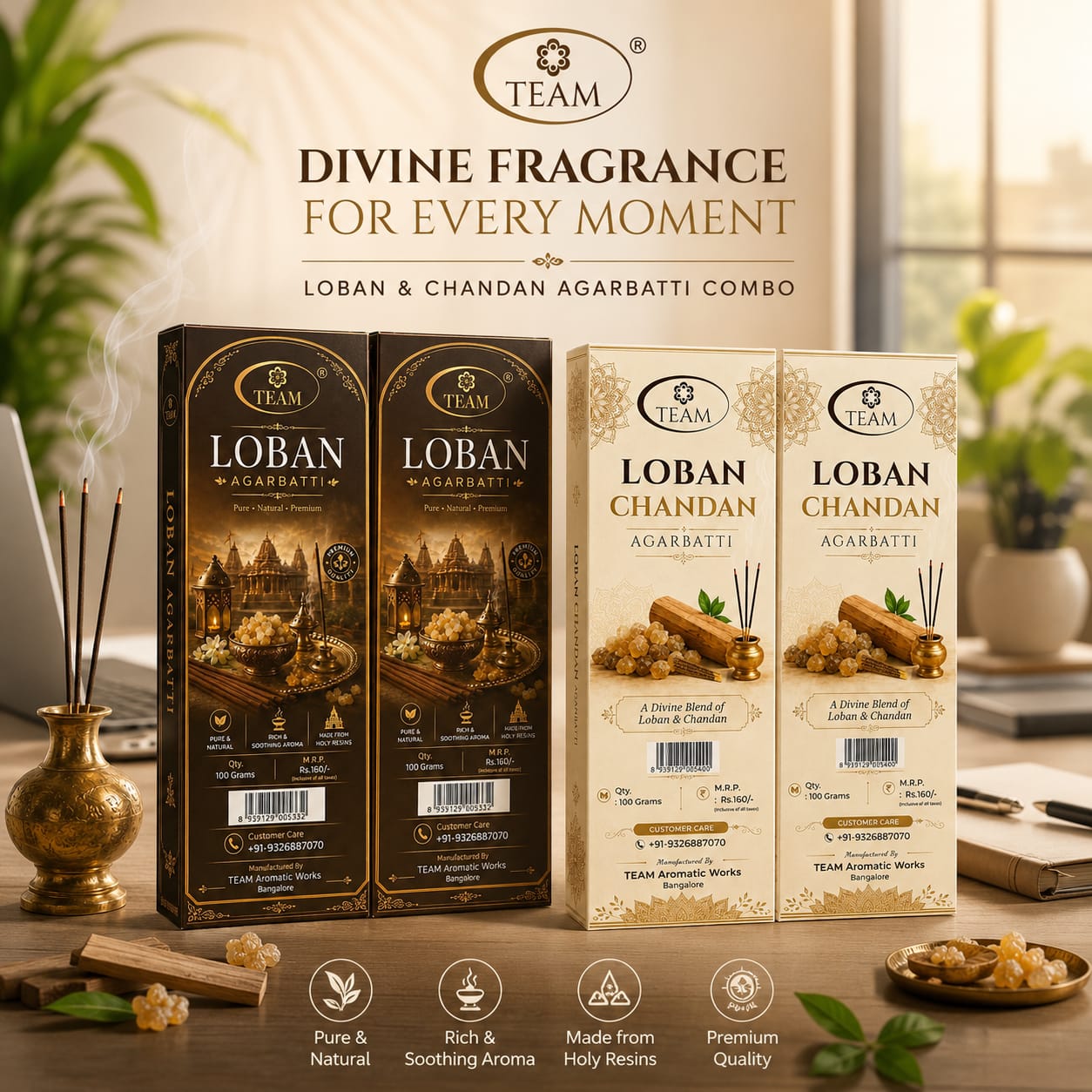Two Loban + Two Loban Chandan